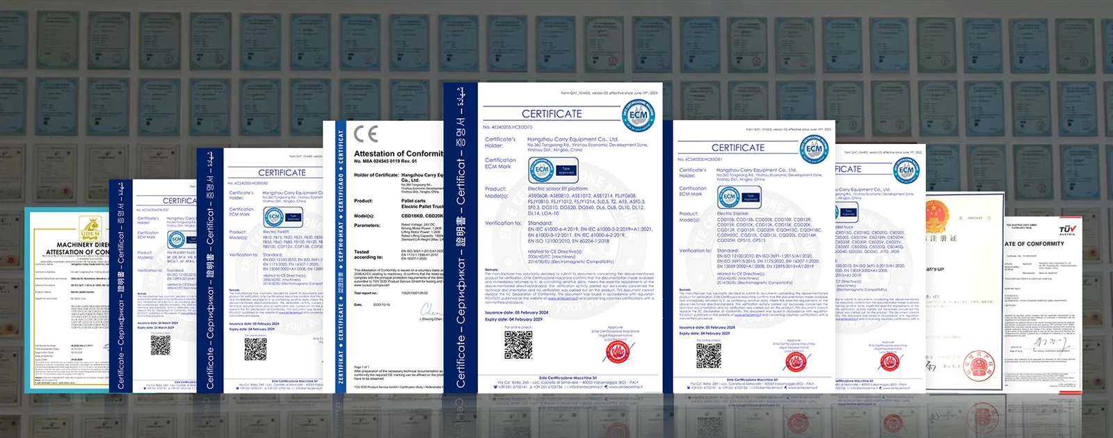 Our Certificates Our Certificates